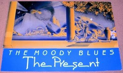 THE MOODY BLUES U.K. RECORD COMPANY PROMO SHOP DISPLAY FLAT FOR THE ALBUM '