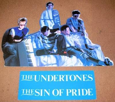 THE UNDERTONES U.K. RECORD COMPANY PROMO SHOP DISPLAY FLAT FOR THE ALBUM 'T
