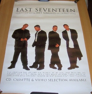 EAST 17 UK RECORD COMPANY PROMO POSTER 