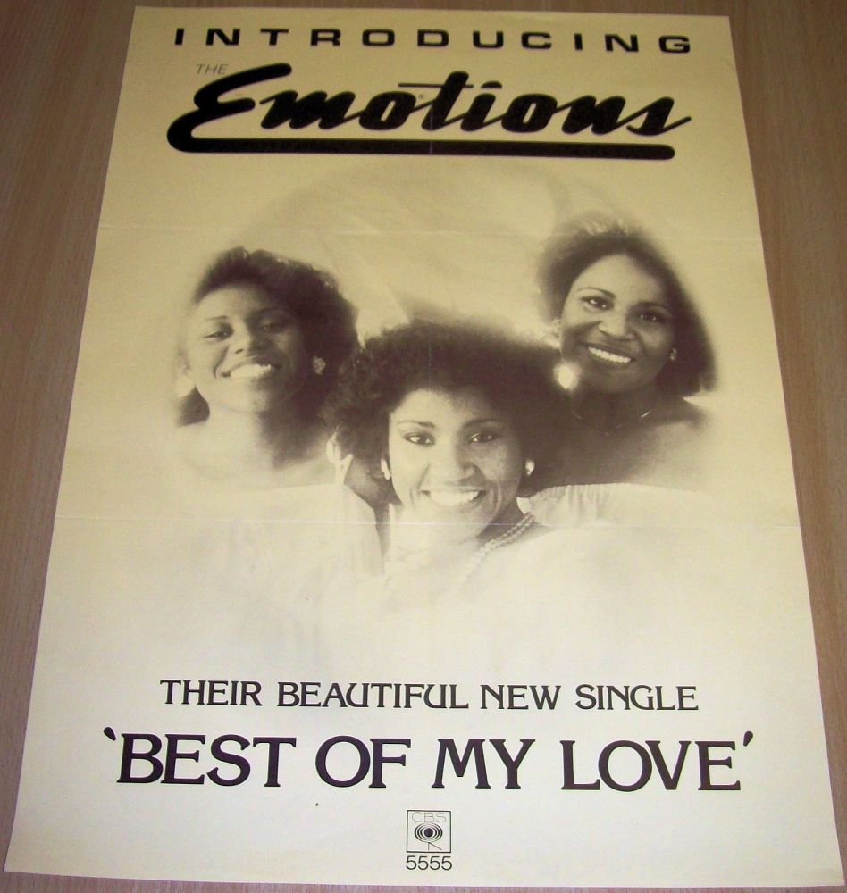 EMOTIONS STUNNING U.K. RECORD COMPANY PROMO POSTER 