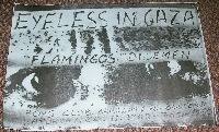 EYELESS IN GAZA CONCERT POSTER SATURDAY 11th DECEMBER 1982 BOYS CLUB BEDFORD U.K
