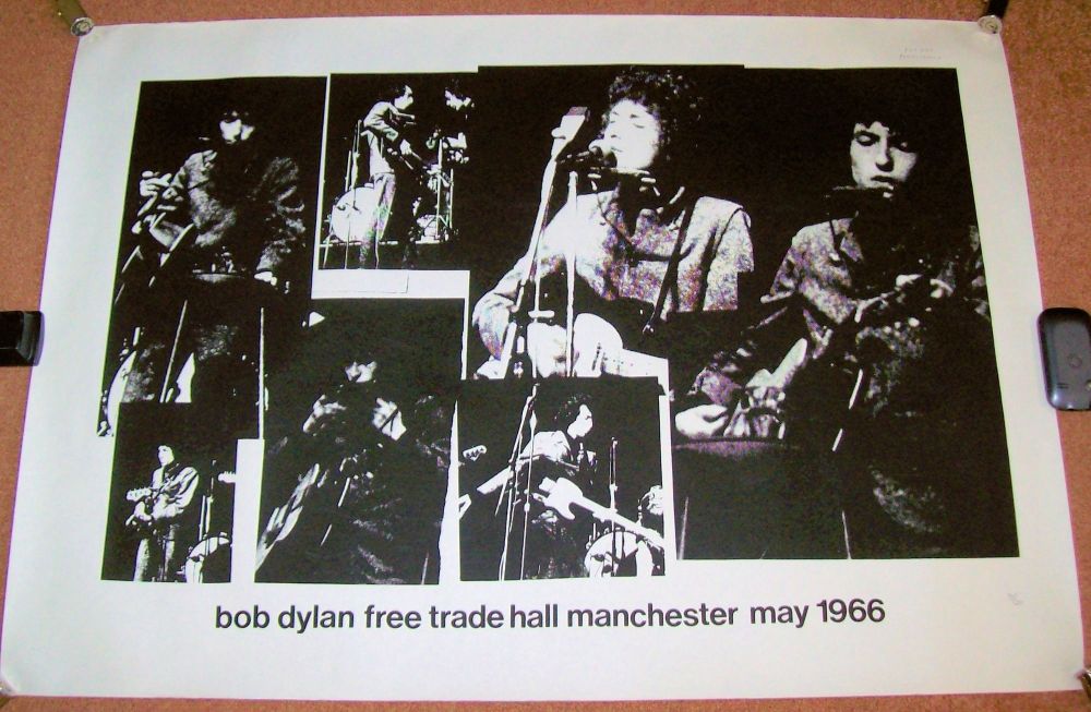 BOB DYLAN RARE CONCERT POSTER FREE TRADE HALL 1966 FAT MAN PRODUCTIONS 73 0