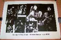 BOB DYLAN RARE CONCERT POSTER FREE TRADE HALL 1966 FAT MAN PRODUCTIONS 73 0F 200