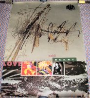 HEIDI BERRY FOLK UK (4AD) RECORD COMPANY PROMO POSTER FOR THE ALBUM "LOVE" 1991