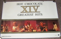 HOT CHOCOLATE RARE UK RECORD COMPANY PROMO POSTER “XIV GREATEST HITS” ALBUM 1976