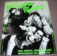 HOTHOUSE FLOWERS RARE CONCERT POSTER WEDNESDAY 5th MAY 1993 N.E.C. BIRMINGHAM UK