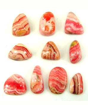 Rhodochrosite cabs 