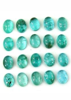 Neon Blue Apatite  Cab lot 