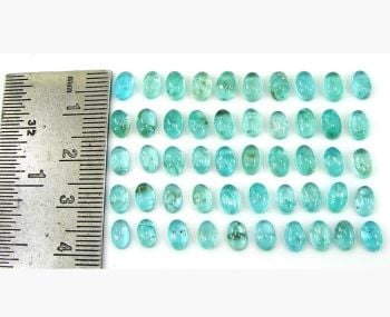 Neon Blue Apatite cabs