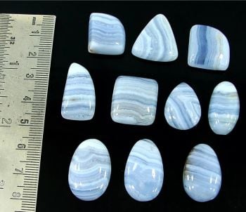 Blue Lace Agate cabs 