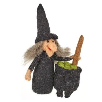 Needle felted Witch