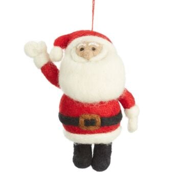 Needle felted Santa Claus