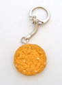 Polymer Clay Gingernut Biscuit Keyring