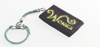 Wonka Chocolate bar Keyring