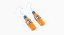 Irn Bru Sterling Silver Earrings