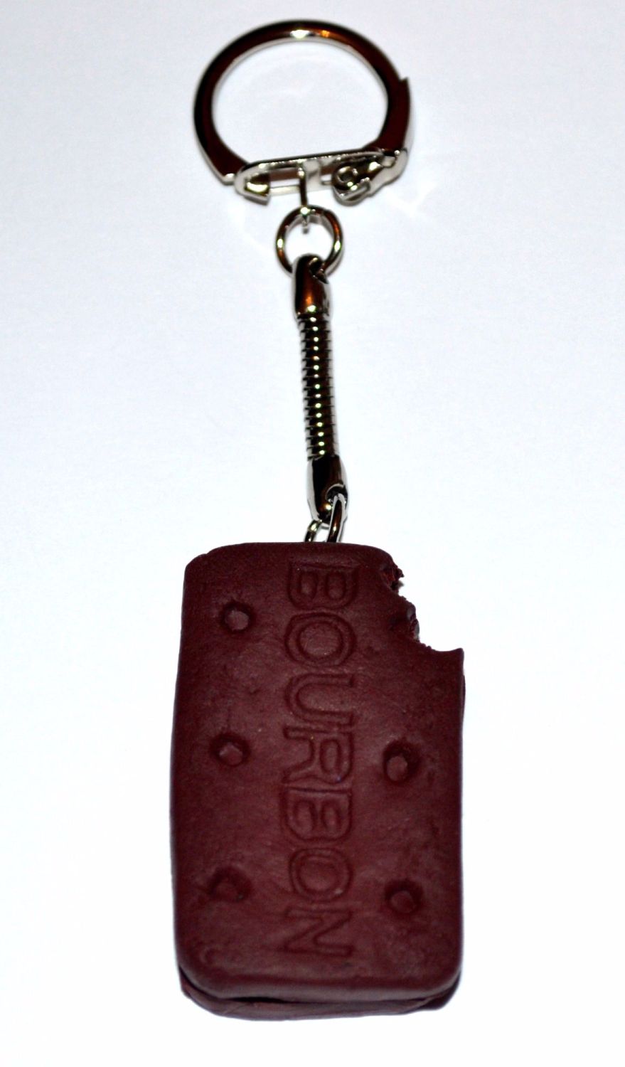 Bitten Bourbon Keyring