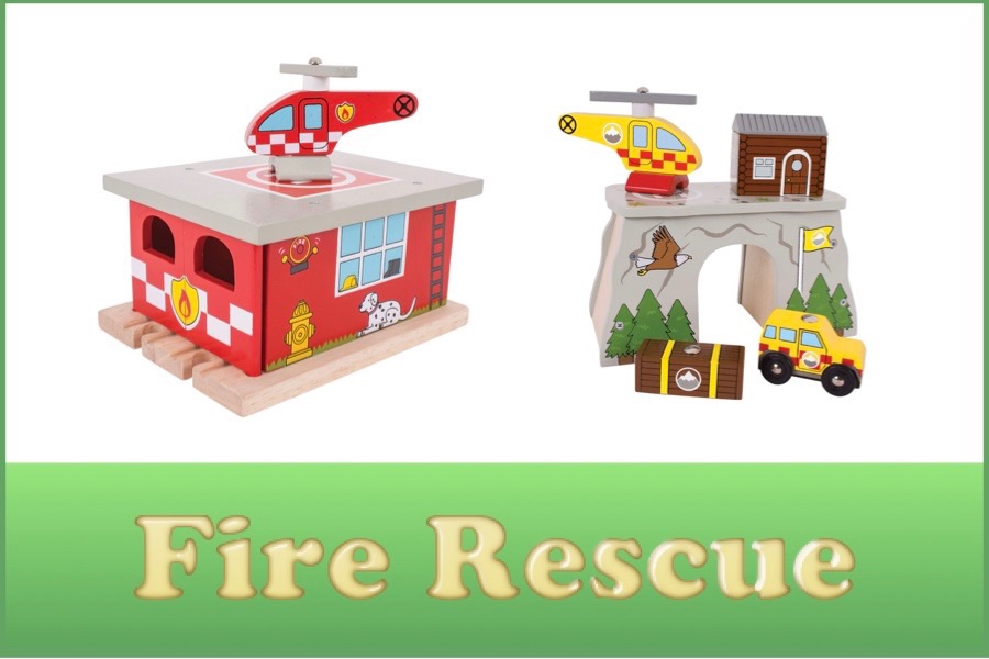 Wooden Railway Fire and Rescue Range