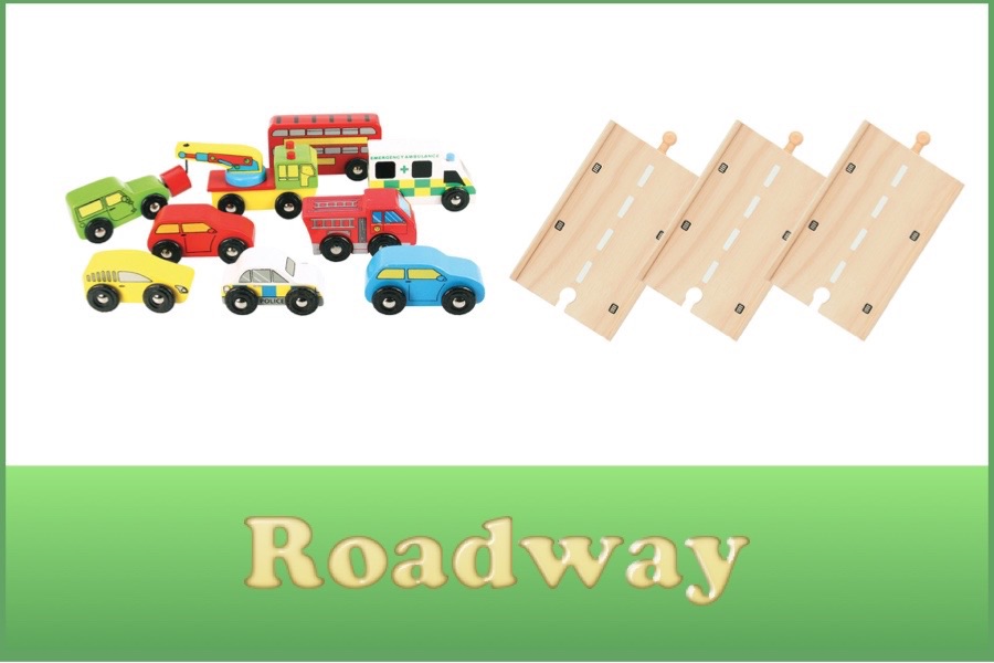 Wooden Railway Road System