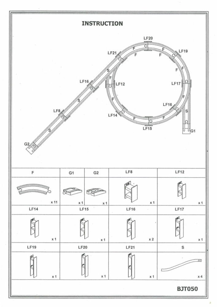 Wooden Railways Direct Track Layouts and Instructions