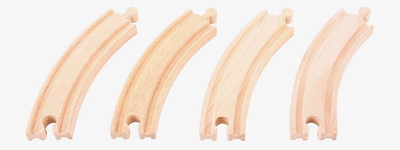 Curved Track from Wooden Railways Direct