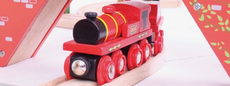 Wooden Railways Red Engine