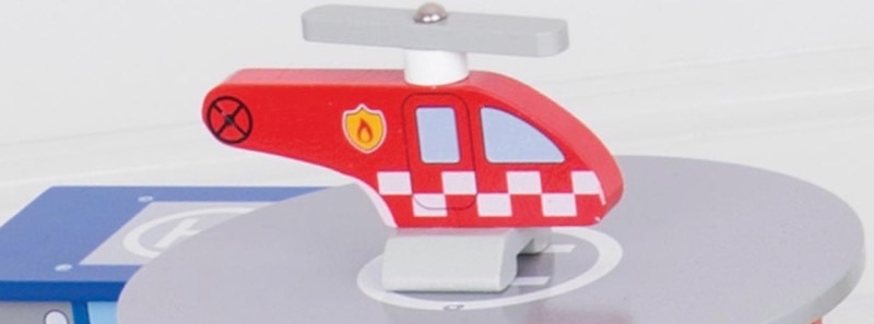 Wooden Railways Fire Rescue Helicopter