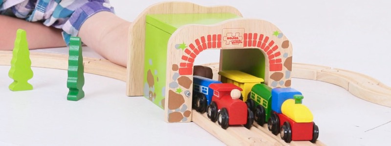 Wooden Railways Double Tunnel
