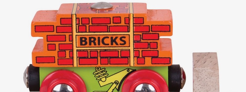Wooden Railways Bricks Wagon