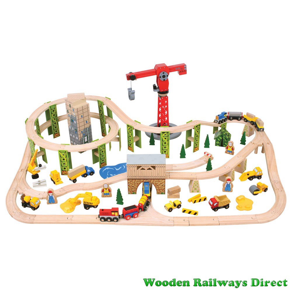 bigjigs transport train set