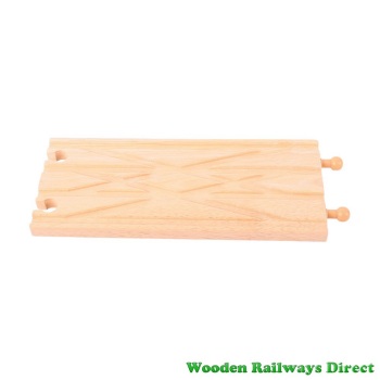 Bigjigs Wooden Railway Diamond Cross Over Track