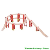 Bigjigs Wooden Railway High Level Track Extension Pack