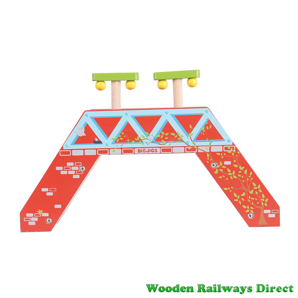 Bigjigs Wooden Railway Passenger Footbridge