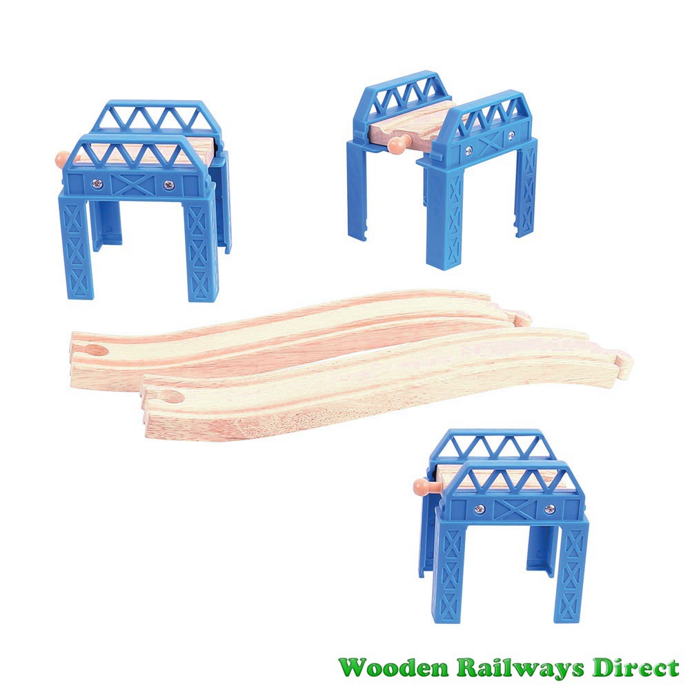 Bigjigs Wooden Railway Construction Support Set