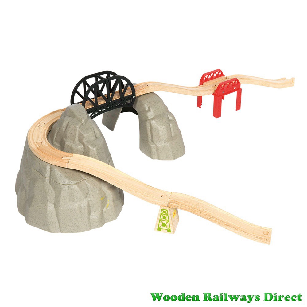 Bigjigs Wooden Railway Rocky Mountain Expansion Set