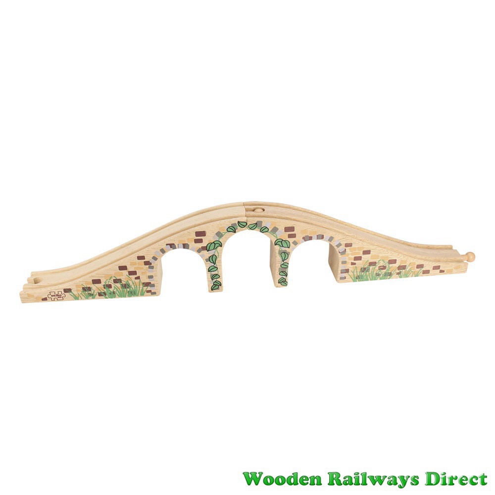 Bigjigs Wooden Railway Three Arch Bridge