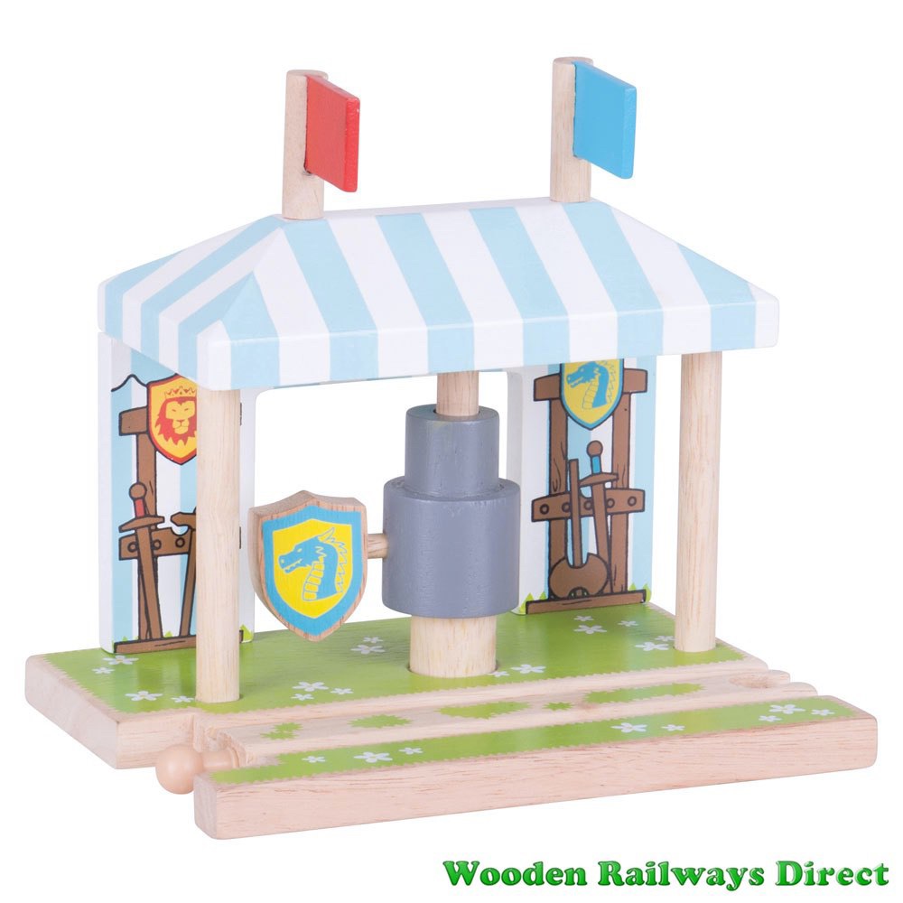 Bigjigs Wooden Railway Medieval Training Grounds