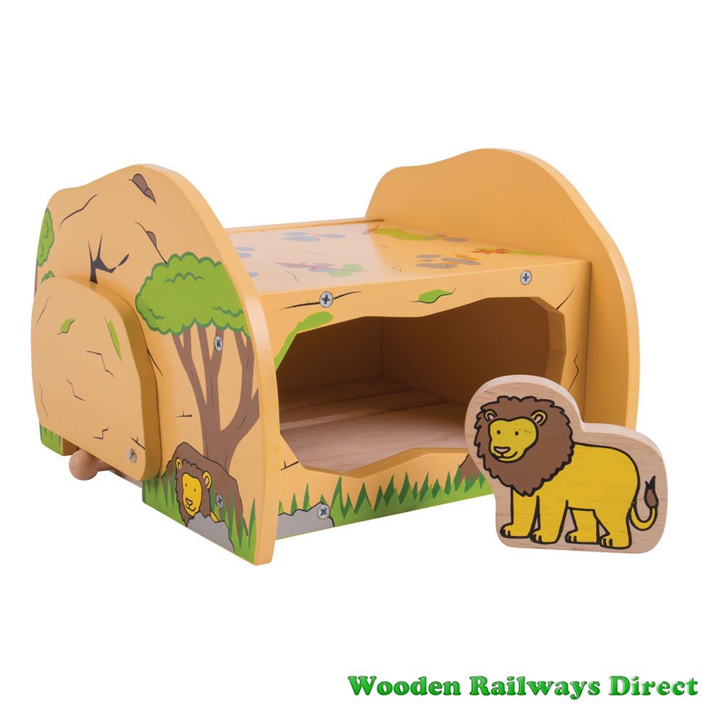 Bigjigs Wooden RailwaySafari Lions Den