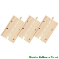 Bigjigs Wooden Railway Long Straight Roadway