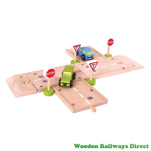 bigjigs road and rail set