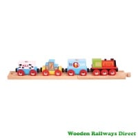 Bigjigs Wooden Railway Goods Train