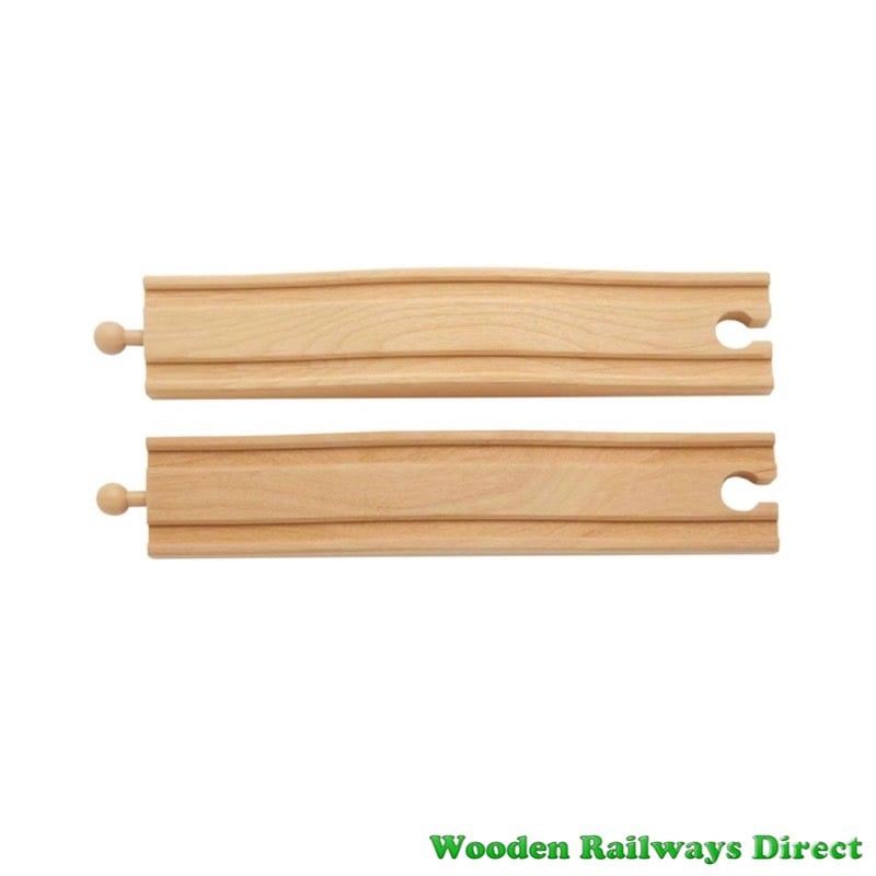 Wooden Railway Bump Track (Pack of 2)
