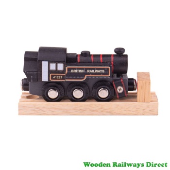 Bigjigs Wooden Railway Ivatt Engine - Black