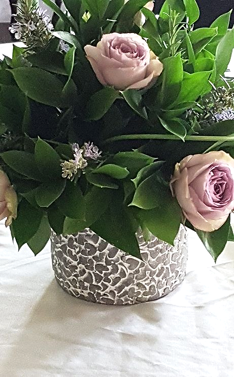 Lilac Roses and Rosemary
