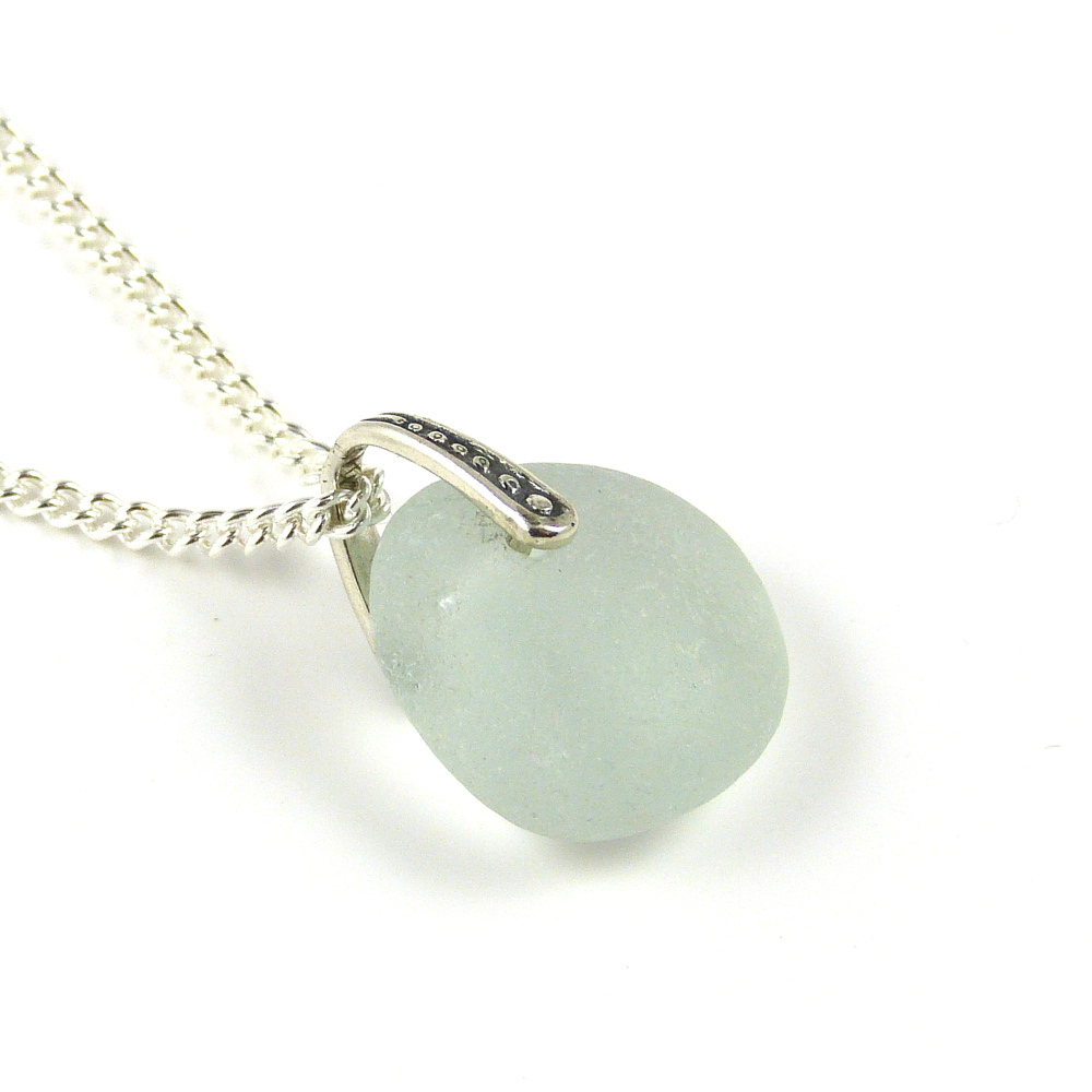 Tiny Sea Glass Necklace FAYE