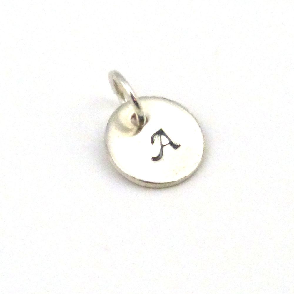 Personalised Sterling Silver Disc Charm Add On