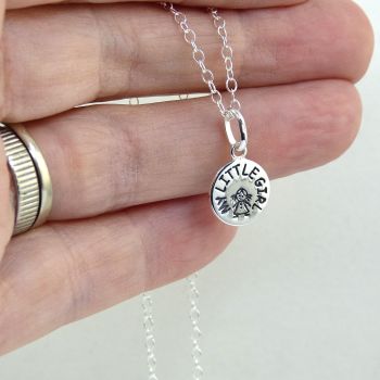 Sterling Silver My Little Girl Necklace - Simple - Dainty - Minimalist - New Mum Gift