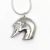 sterling silver cast swan necklace (3)