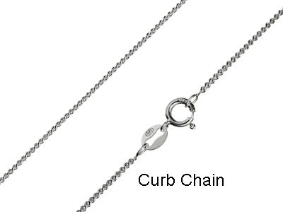 Sterling Silver Curb Chain