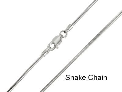 Sterling Silver Snake Chain