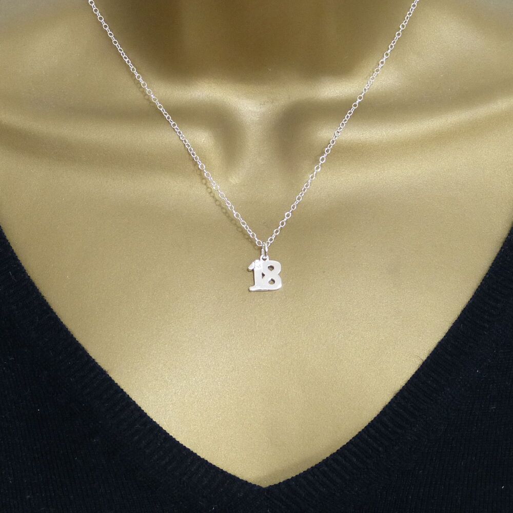 Sterling Silver 18 Necklace